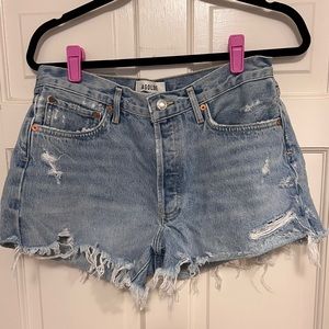 Agolde denim shorts